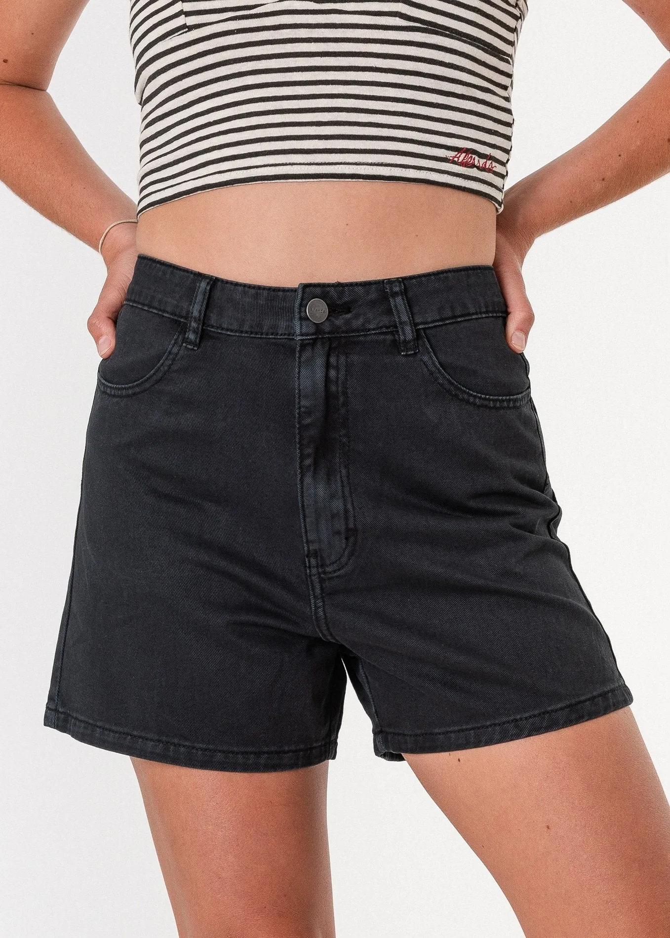 Afends Womens Seventy Threes - Denim Short