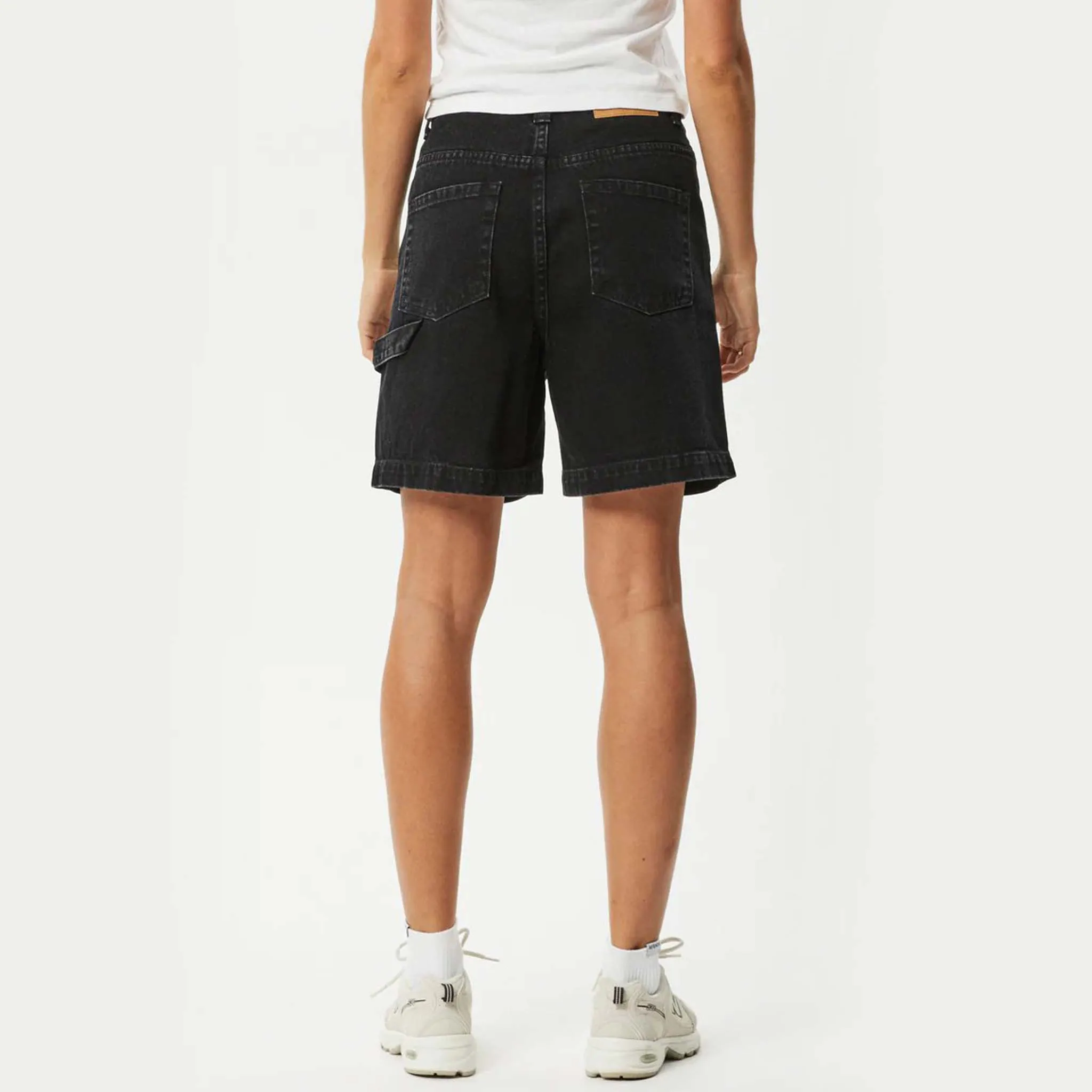 Emilie Organic Carpenter Denim Shorts
